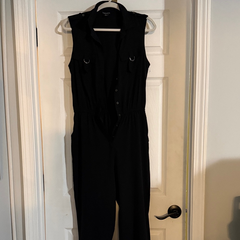 Elegant Black Sleeveless Jumpsuit